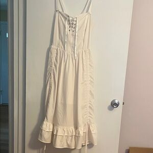 Elegant White 2 Style Dress
